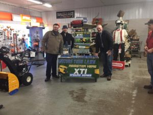 Come down and register to win a new mower & cart from Bergdahl's.