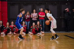 Ishpeming Hematites Gavin Sundberg's hard defense