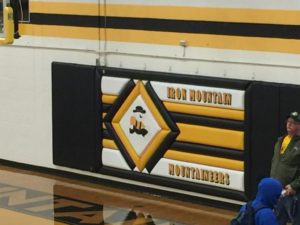 Tonight's game was played in iconic Iron Mountain basketball arena.