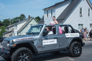 Miss Independence in the Ishpeming Parade.