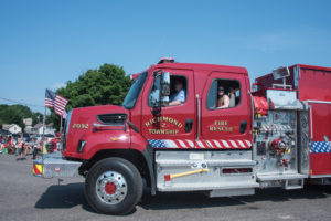 Richmond even brought a truck over.