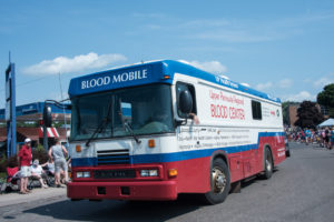 Donate at the regional blood center.