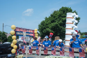 They had a cool blow up spine!
