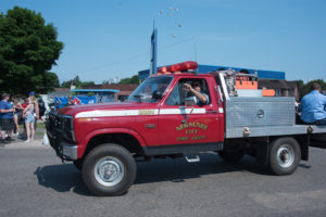Look at that old fire truck.