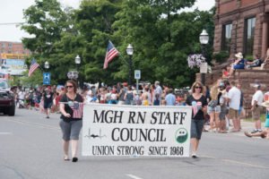 The MGH RN Staff Council had an awesome float.