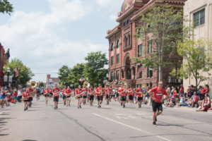 The MSHS Marching Band.