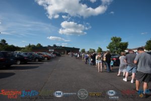 We had a line of 339 people out in the parking lot!