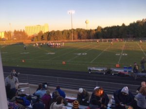 The Hematites warm up before their victory.