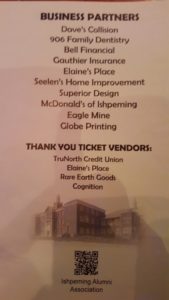 Thanks to all of the business sponsors who helped make this event happen.