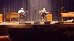 Kurt and Kim played some acoustic music that was a crowd favorite.