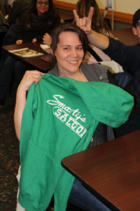 Thanks to Smarty's Saloon for donating this hoodie as a door prize.