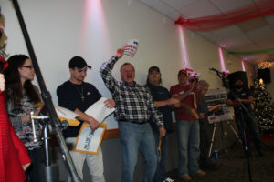 Congratulations to James Maki, a long time listeners and party goer, first time winner!