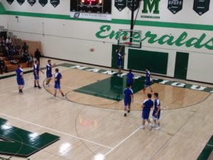 The Ishpeming Hematites defeated the Manistique Emeralds in Manistique, Michigan on Friday, January 4th by a score of 69-44.