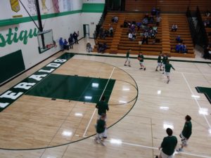 The Ishpeming Hematites defeated the Manistique Emeralds in Manistique, Michigan on Friday, January 4th by a score of 69-44.