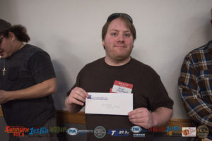 Richard Leanna with this Auto Armor prize.