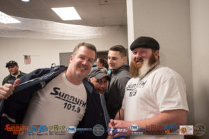 The guys having a great time at the party.