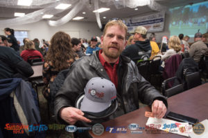 One of the many Pomp's Tire hats we gave away.