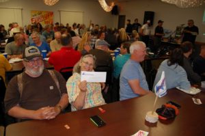 We had lots of happy winners.