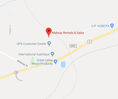 Find Midway Rental Negaunee with Google Maps