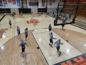 Ishpeming Warming Up