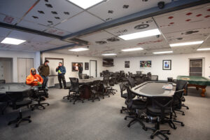 The main room at the club