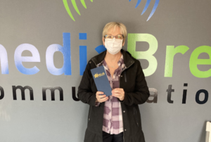 Sharon Carlson took home the Gold Package from Swick Home Services