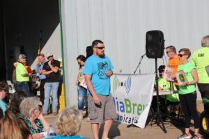 One by one the mystery envelopes with the prizes inside were selected